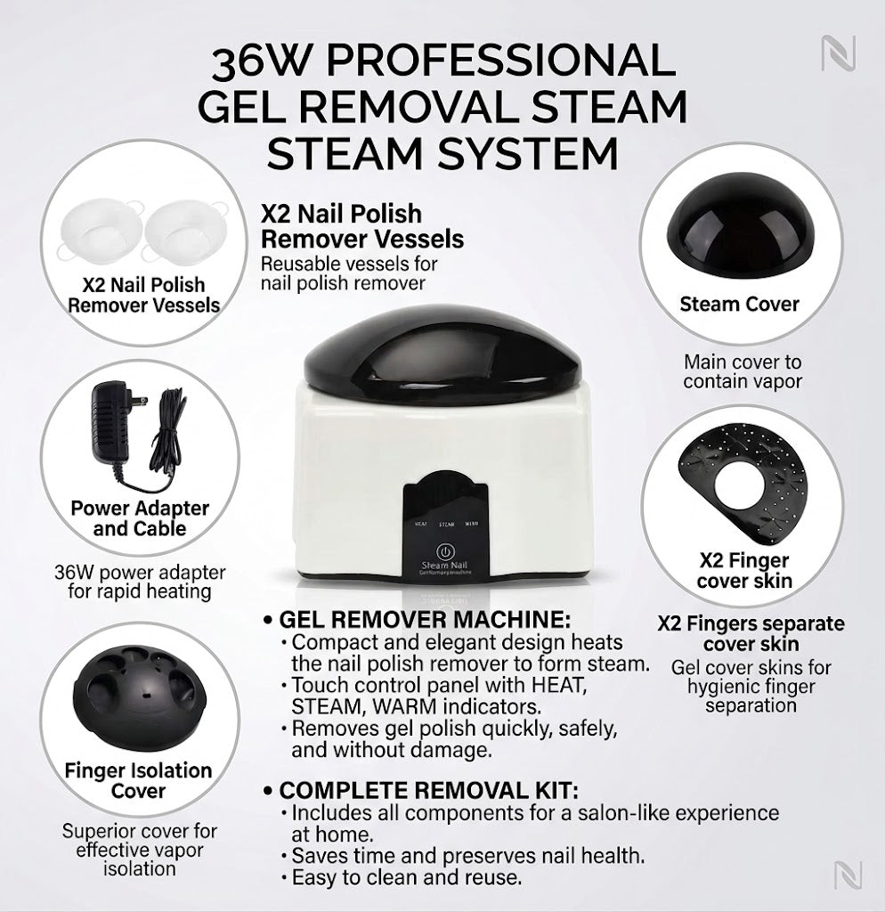Madeline™ - Steam Gel Polish Remover 36W