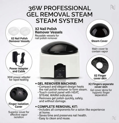Madeline™ - Steam Gel Polish Remover 36W